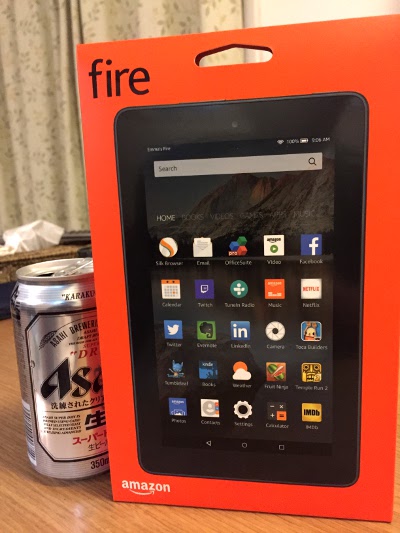 Amazonの『Fireタブレット』を購入したので御報告いたします。