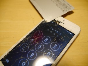 iphone5ガラス交換3